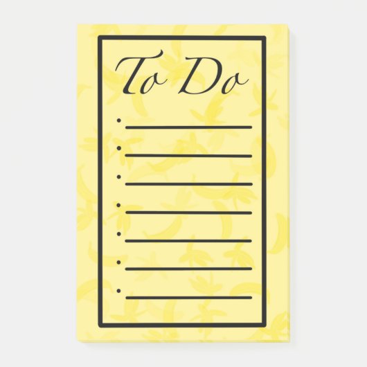 Bananas To Do List Post it Notes (Voorkant)