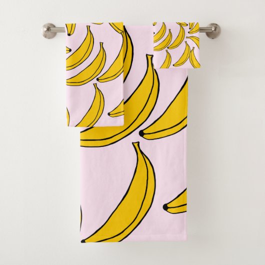 Bananas Towel Set Bad Handdoek (Insitu)
