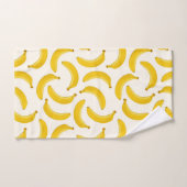 Bananas Tropical Fruit Print, geel en wit Bad Handdoek (Handdoek)