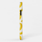 Bananas Tropical Fruit Print, geel en wit Case-Mate iPhone Case (Achterkant/rechts)