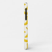 Bananas Tropical Fruit Print, geel en wit Case-Mate iPhone Case (Achterkant/links)