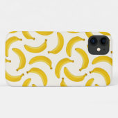 Bananas Tropical Fruit Print, geel en wit Case-Mate iPhone Case (Achterkant (horizontaal))