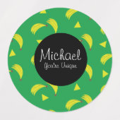 Bananas Voedsel Mix Lunch Box Labels (Design 2)