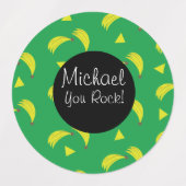 Bananas Voedsel Mix Lunch Box Labels (Design 1)