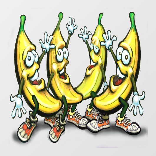 Bananas Window Cling Raamsticker (Vel)