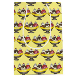 Bananasplit Ijsje Ijscoup Sundae Winkel Dessert Medium Cadeauzakje