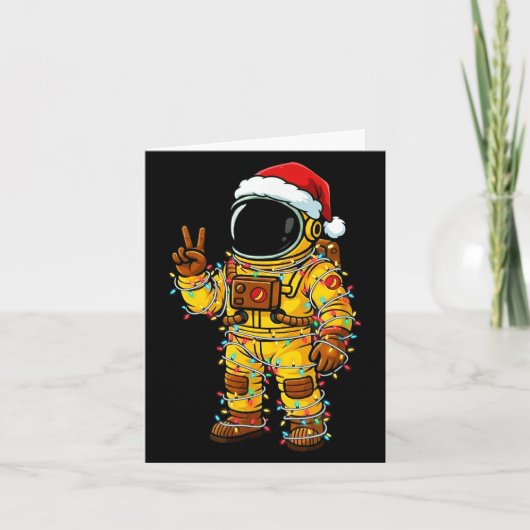 Bananaut Space Explorer - Christmas Astronaut Ligh Kaart (Voorkant)
