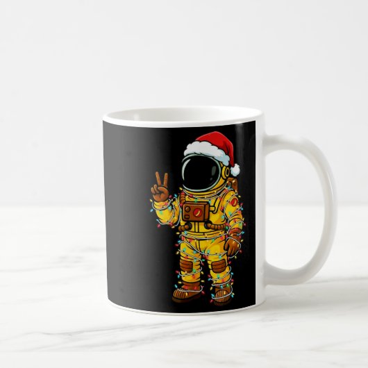 Bananaut Space Explorer - Christmas Astronaut Ligh Koffiemok (Rechts)