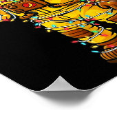 Bananaut Space Explorer - Christmas Astronaut Ligh Poster (Hoek)