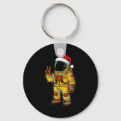 Bananaut Space Explorer - Christmas Astronaut Ligh Sleutelhanger (Voorkant)