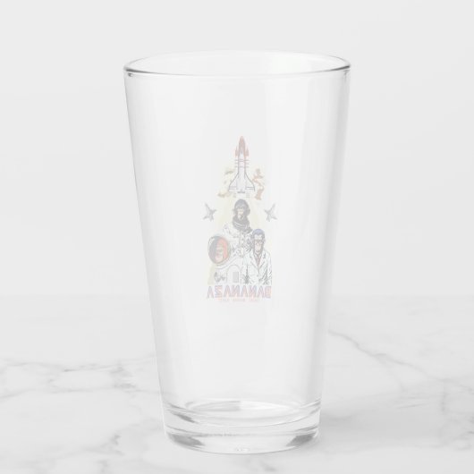 BANANAZA : Space Monkey Team Glas (Achterkant)