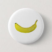 Banane Ronde Button 5,7 Cm (Voorkant)
