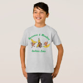 Bananen & Aap Eindeloze Liefde T-shirt (Voorkant volledig)