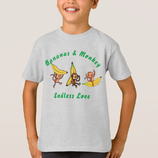 Bananen & Aap Eindeloze Liefde T-shirt