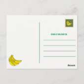 Bananen Ansichtkaartenset Briefkaart (Achterkant)