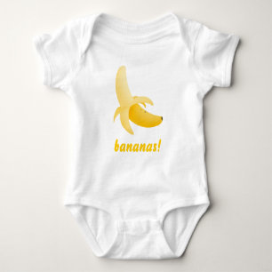 Bananen - baby t-shirt voor kruippakking