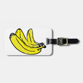 Bananen Bagagelabel
