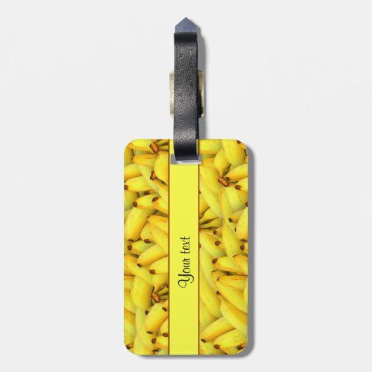 Bananen Bagagelabel (Achterkant verticaal)
