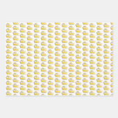 Bananen Banaan Pudding Cream Pie Slice Food Inpakpapier Vel (Voorkant)