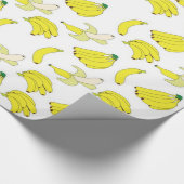 Bananen boven bananen cadeaupapier (Hoek)