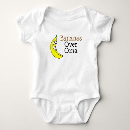 Bananen boven Oma Romper (Voorkant)