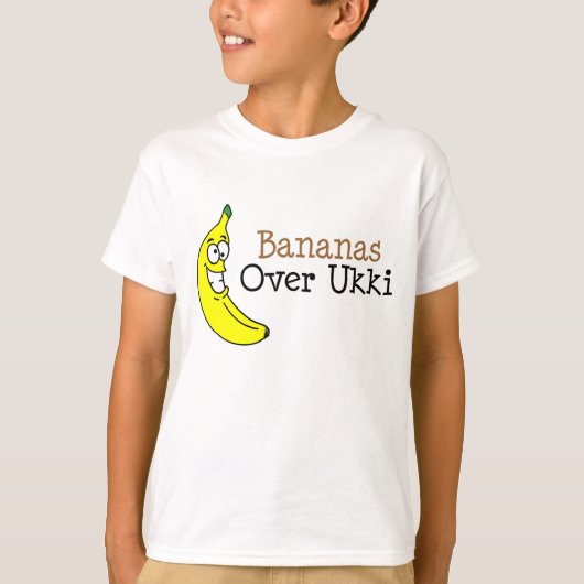 Bananen boven Ukki T-shirt (Voorkant)