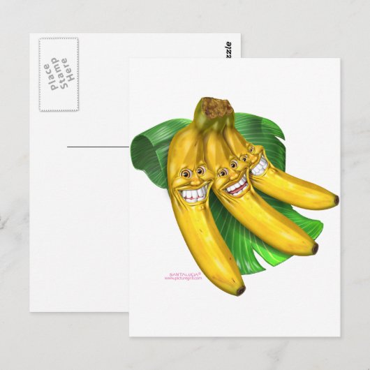 bananen briefkaart (Voorkant / Achterkant)