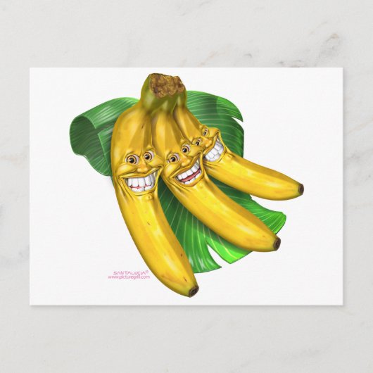 bananen briefkaart (Voorkant)