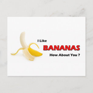 Bananen Briefkaart