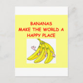 bananen briefkaart (Voorkant)