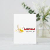 Bananen Briefkaart (Staand voorkant)