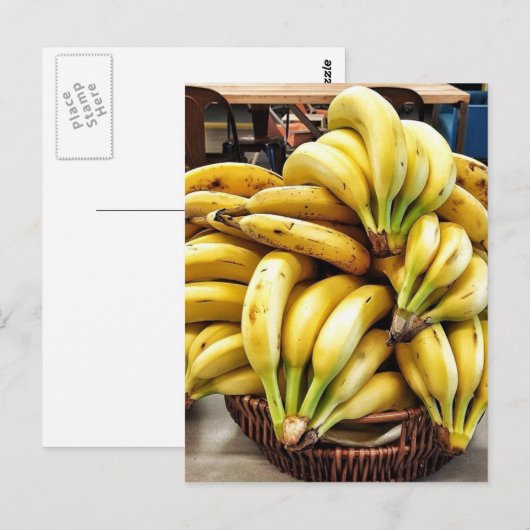 Bananen Briefkaart (Voorkant / Achterkant)