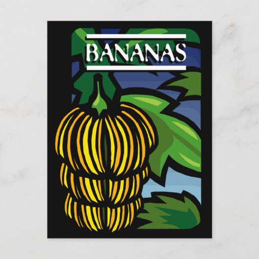 Bananen Briefkaart (Voorkant)