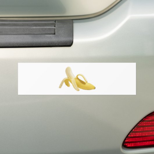 bananen bumpersticker (Op auto)