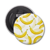 Bananen Button Flesopener (Voorkant)