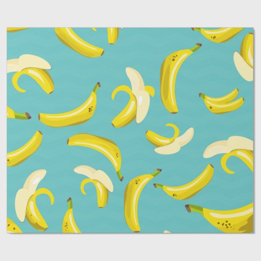 Bananen Cadeaupapier (Vlak)