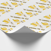 bananen citaat cadeaupapier (Hoek)