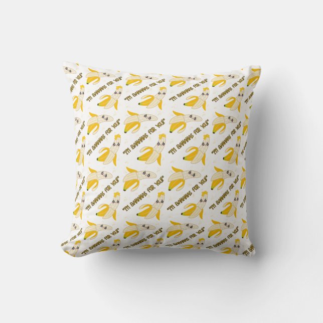 bananen citaat kussen (Voorkant)