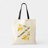 bananen citaat tote bag (Achterkant)
