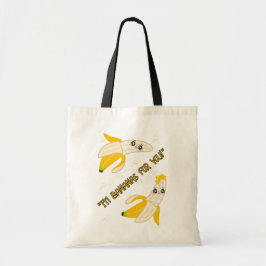 bananen citaat tote bag