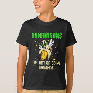 Bananen, de kunst van het bananeneten, cool grappi t-shirt