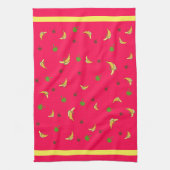 Bananen en palmen theedoek (Verticaal)