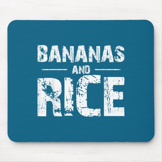 Bananen en rijst  muismat (Voorkant)