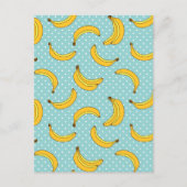 Bananen en Stippen van varkens Briefkaart (Voorkant)