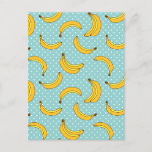 Bananen en Stippen van varkens Briefkaart