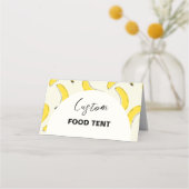 Bananen Etiketten voor levensmiddelen Plaatskaartje (Voorkant)