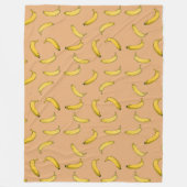 Bananen Fleece Deken (Voorkant)