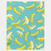 Bananen Fleece Deken (Voorkant)