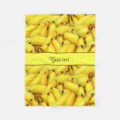 Bananen Fleece Deken (Voorkant)