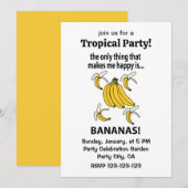 Bananen Fruit Grappige Bananen Kaart (Voorkant / Achterkant)